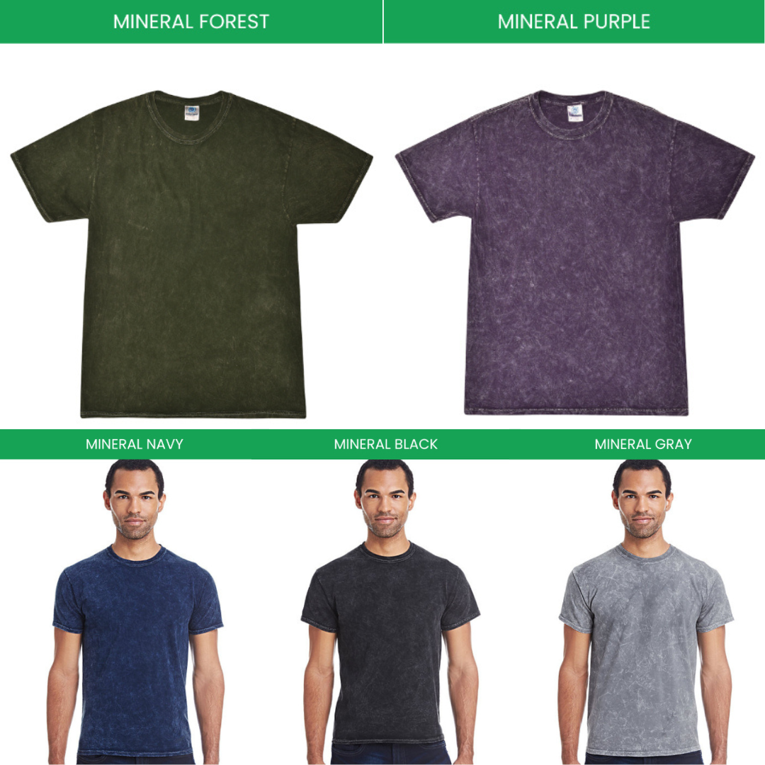 Mineral Wash T shirt Color Chart - Chainsaw Man EU Store