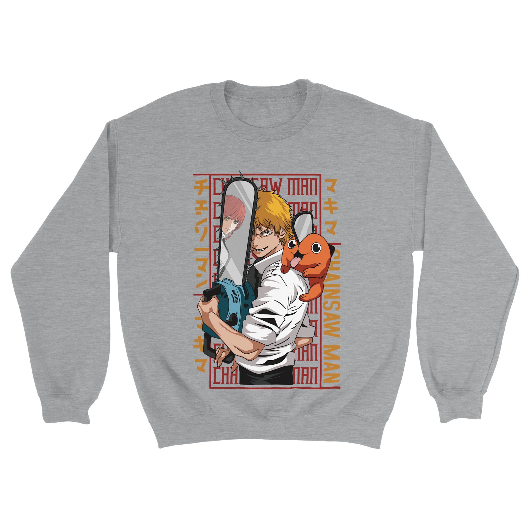 Chainsaw Man Denji Pochita Sweatshirt - Image 2