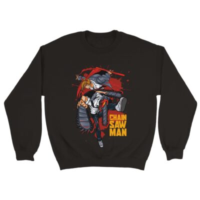 Chainsaw Man Denji and Power Sweatshirt