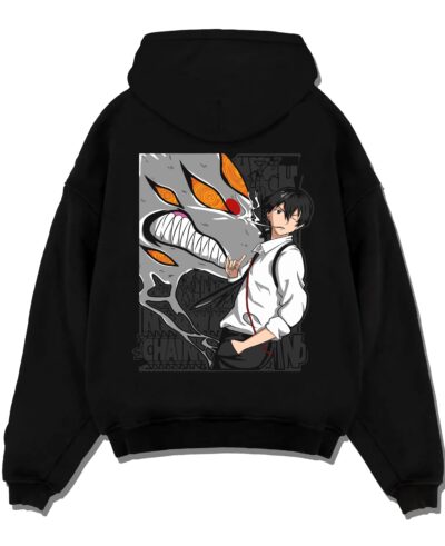 Chainsaw Man Hoodie Denji Devil Hunter Chainsaw Blades