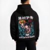AKIHAYA B.black hoodie male back view - Chainsaw Man EU Store