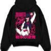 ASAMKT A.black hoodie flat back design - Chainsaw Man EU Store