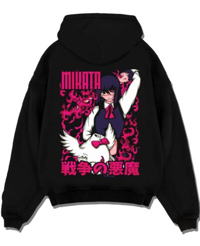 Asa Mitaka Chainsaw Man Hoodie War Devil Flames