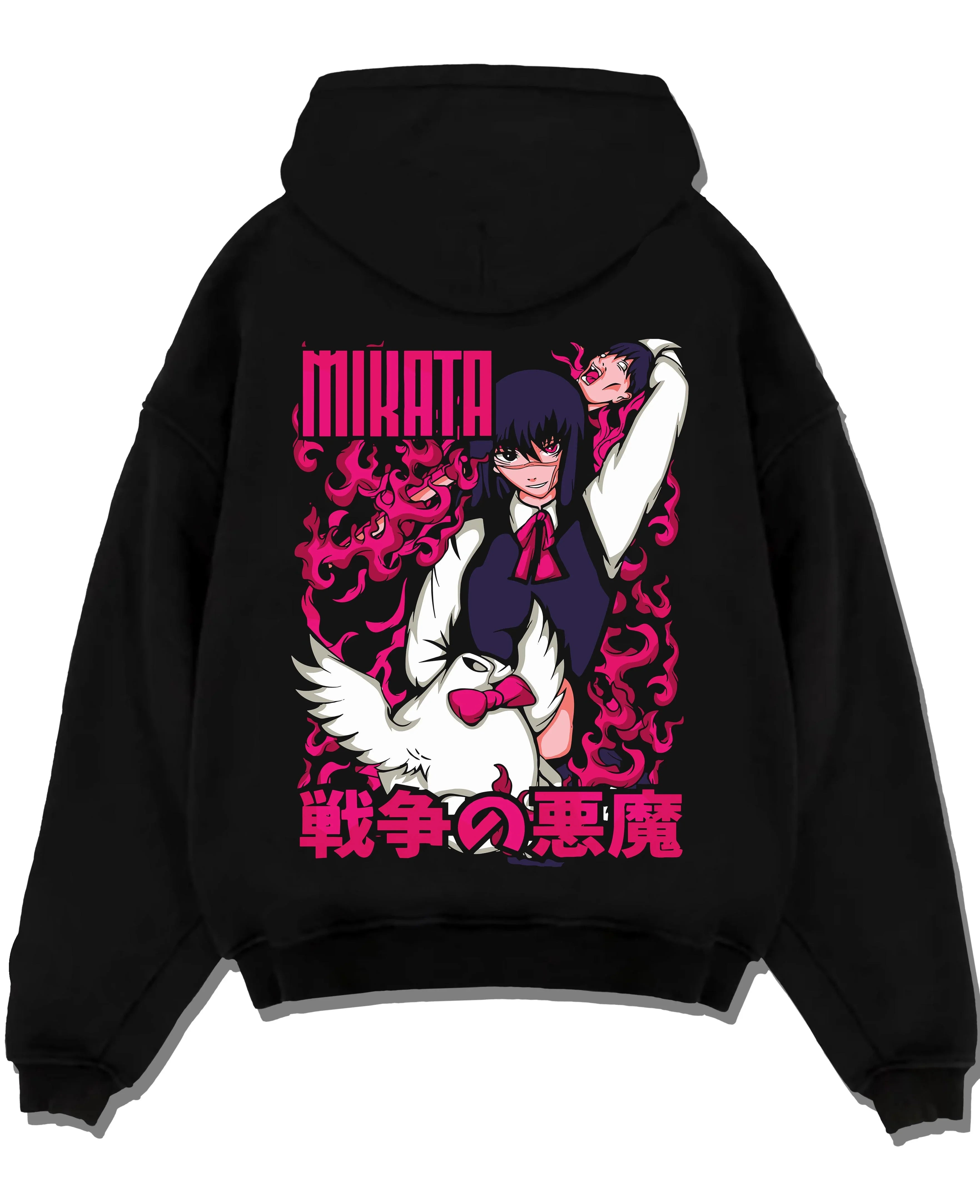 Asa Mitaka Chainsaw Man Hoodie War Devil Flames