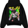 Chainsaw Man Hoodie Denji Devil Hunter Green Slash
