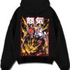 CHAINV3 A.black hoodie flat back design - Chainsaw Man EU Store