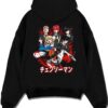 CSMV5EX A.black hoodie flat back design - Chainsaw Man EU Store