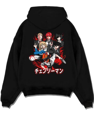 Chainsaw Man Hoodie Katana Man Devil Hunter Villain