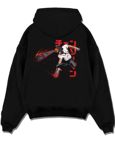 Denji & Pochita Chainsaw Man Devil Hunter Hoodie