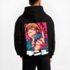 DENJIF B.black hoodie male back view - Chainsaw Man EU Store