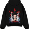 KONLIO A.black hoodie flat back design - Chainsaw Man EU Store