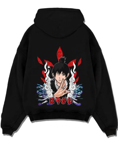 Aki Chainsaw Man Hoodie Fiery Devil Contract Flame
