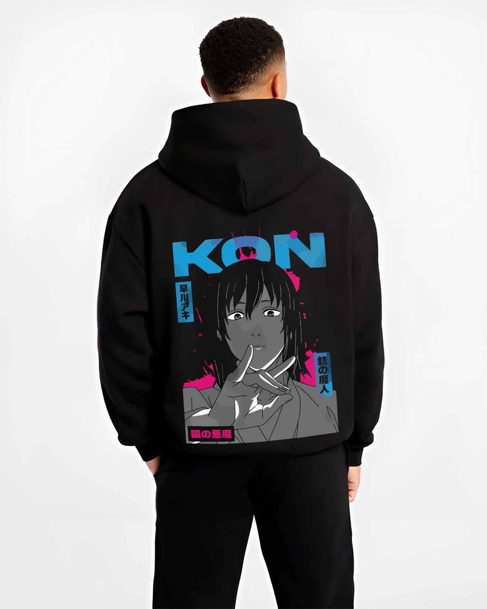 Aki Chainsaw Man Hoodie Calm Determined Devil Hunter - Image 2