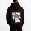 MAKDH B.black hoodie male back view - Chainsaw Man EU Store