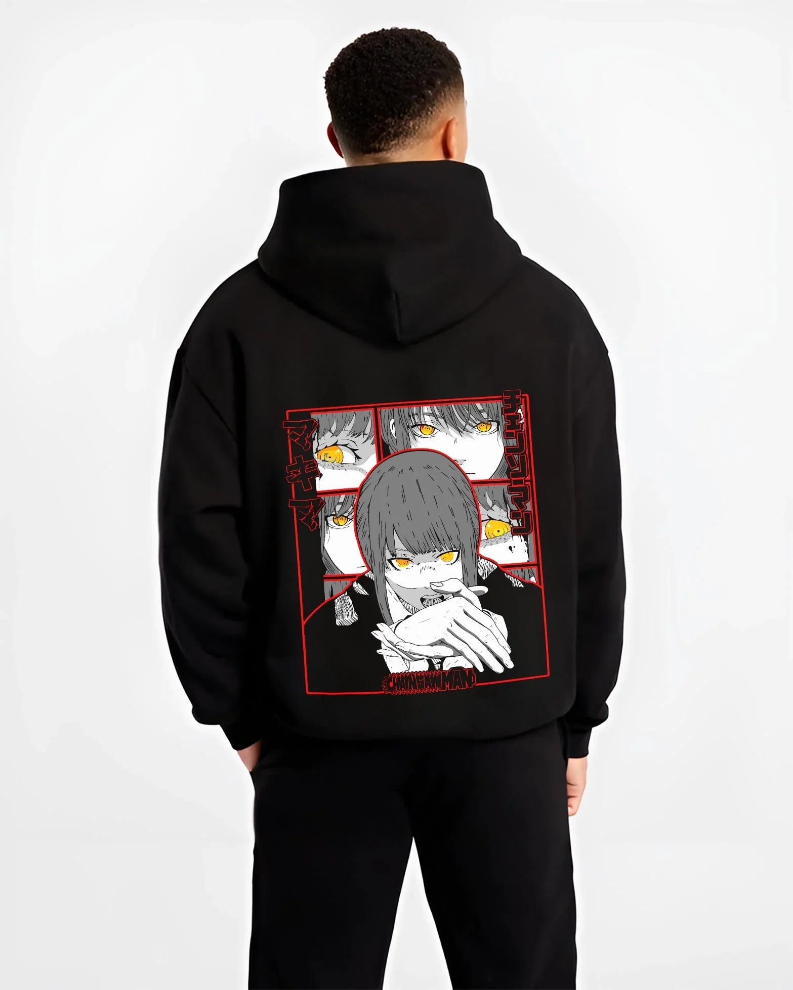 Makima Devilish Hoodie Chainsaw Man Fiend Look - Image 2