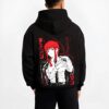 MAKPS B.black hoodie male back view - Chainsaw Man EU Store