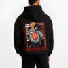 NAYUTX B.black hoodie male back view - Chainsaw Man EU Store