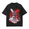 Denji Chainsaw Man Anime Mineral Washed T-shirt