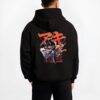 aki chainsaw man black hoodie male back view - Chainsaw Man EU Store