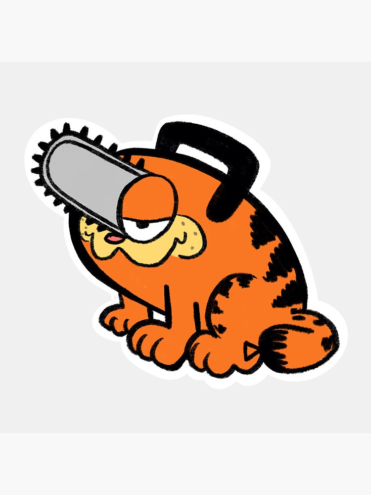 Monday Devil Chainsaw Cat Tapestry - Image 2