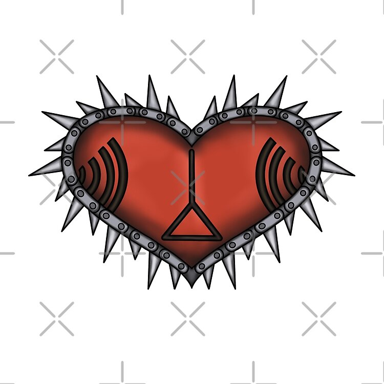 Chainsaw Heart Tote Bag - Image 2