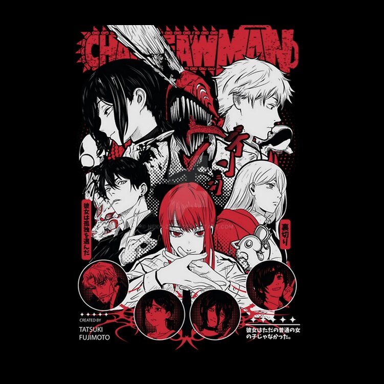 Chainsaw Man All Characters Tote Bag - Image 2