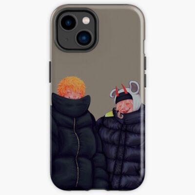 Chainsaw Man Denji And Power Iphone Case