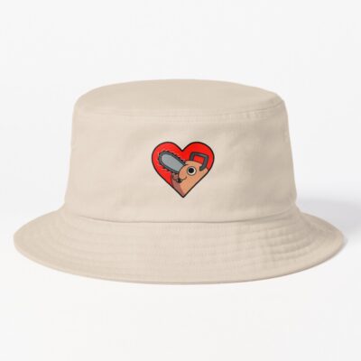 Chainsaw Devotion Core Heart Shaped Pochita Bucket Hat