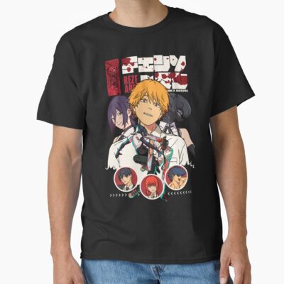 Chainsaw Man Reze Denji Beam T-shirt