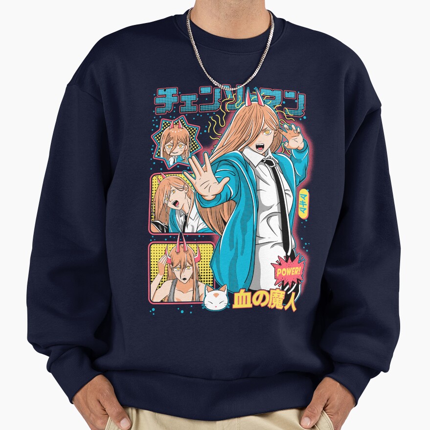 Chainsaw Man Power Memories Sweatshirt - Image 5