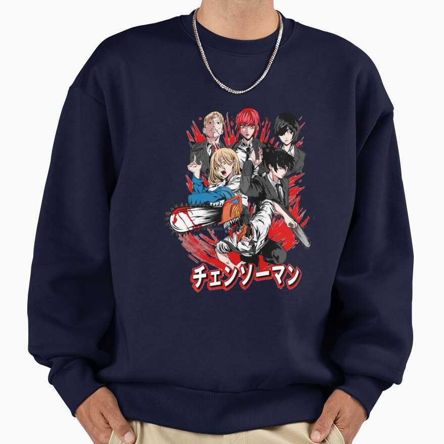 Chainsaw Man All Characters Sweatshirt - Image 5