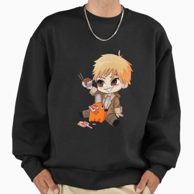 Chainsaw Man Chibi Denji And Pochita Sweatshirt