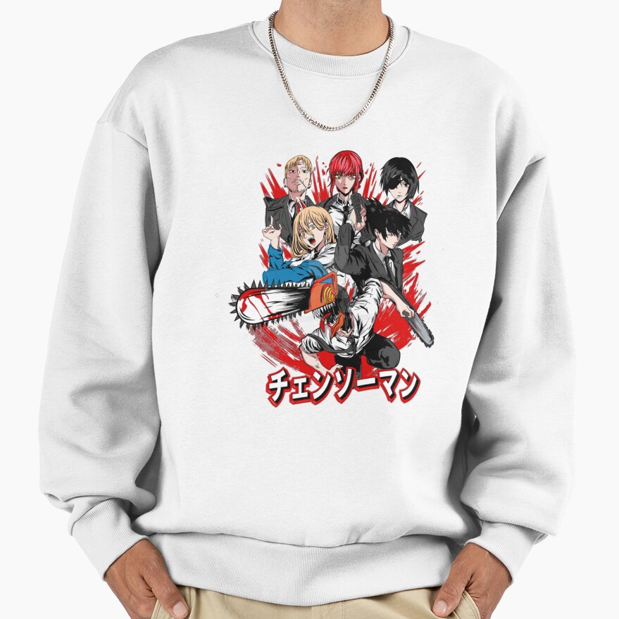 Chainsaw Man All Characters Sweatshirt - Image 2