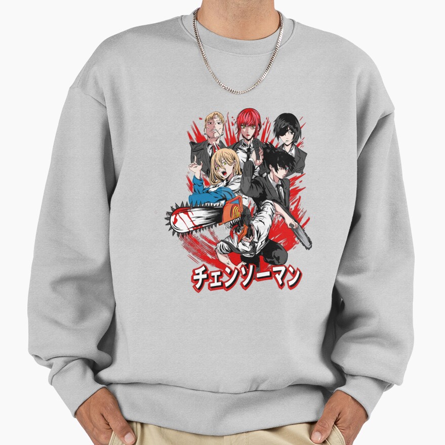 Chainsaw Man All Characters Sweatshirt - Image 4