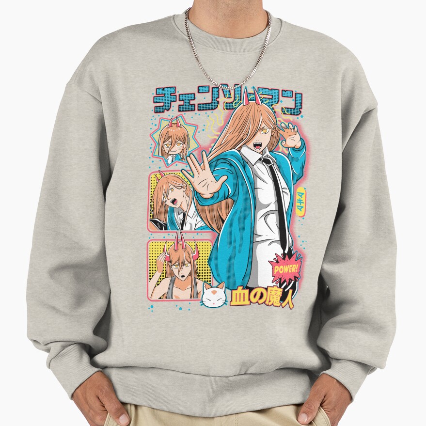 Chainsaw Man Power Memories Sweatshirt - Image 3