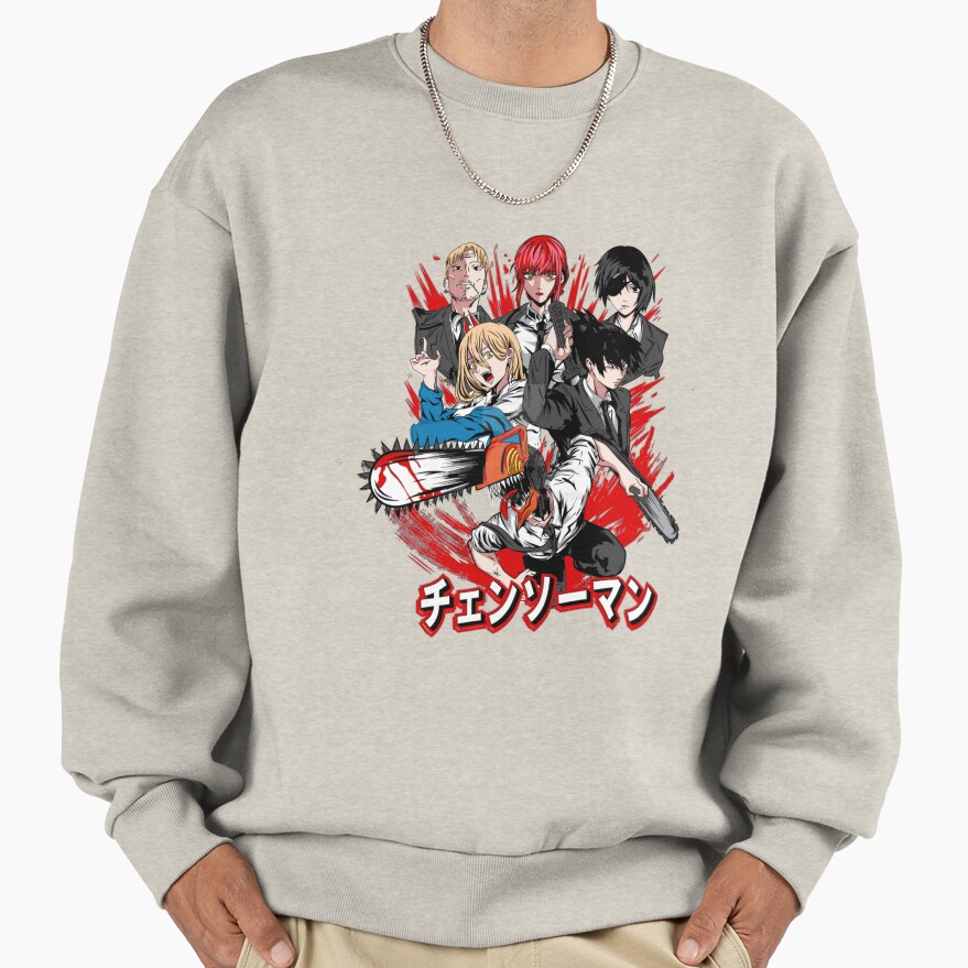 Chainsaw Man All Characters Sweatshirt - Image 3