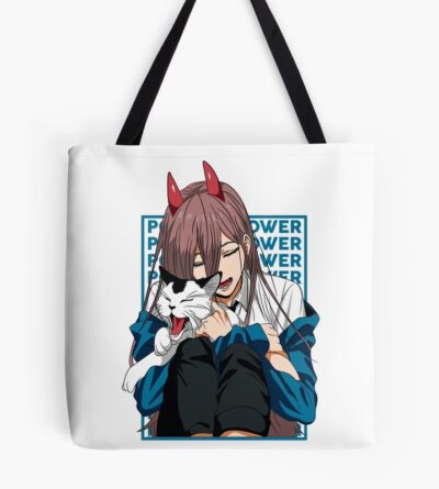 Power Chainsaw Cat Tote Bag