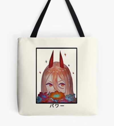 Chainsaw Man Power Flowers Tote Bag