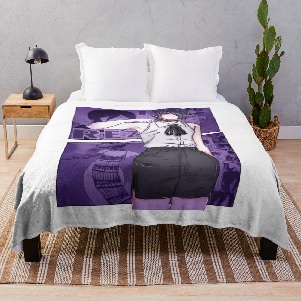 Chainsaw Man Reze Throw Blanket