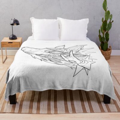 Chainsaw Man Fox Denji Throw Blanket