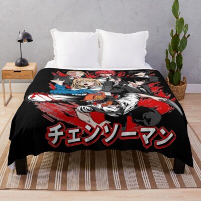 Chainsaw Man Best Design Throw Blanket