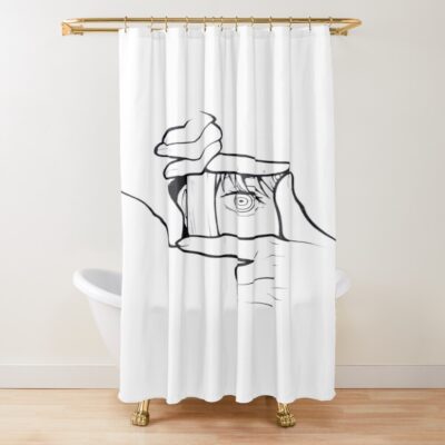 Makima Hand Sign Shower Curtain