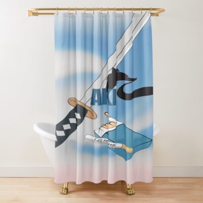 Chainsaw Man Aki Hayakawa Shower Curtain