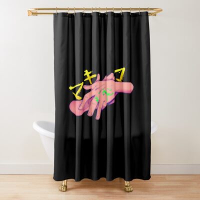 Makima Sacrifice Hands Chainsawman Shower Curtain