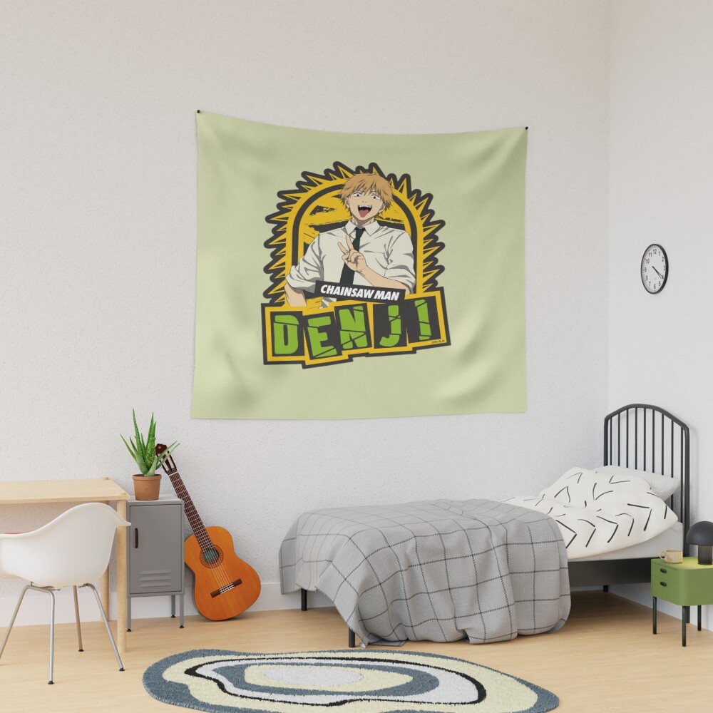 Chainsaw Man Denji Say Hi Tapestry