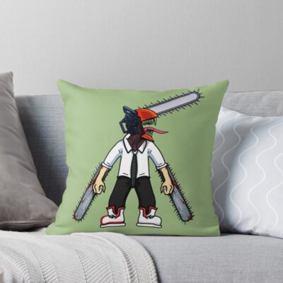 Chainsaw Man Denji Throw Pillow