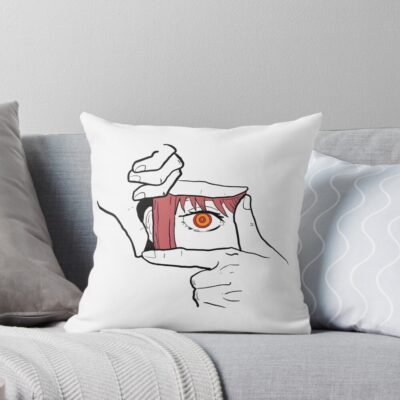 Chainsaw Man Makima Hand Sign Throw Pillow