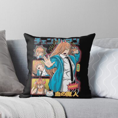 Blood Devil Power Throw Pillow