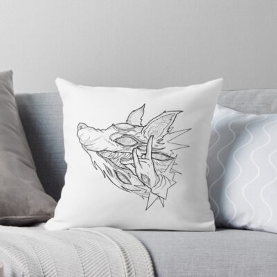 Chainsaw Man Fox Denji Throw Pillow