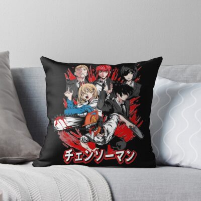 Chainsaw Man Best Design Throw Pillow